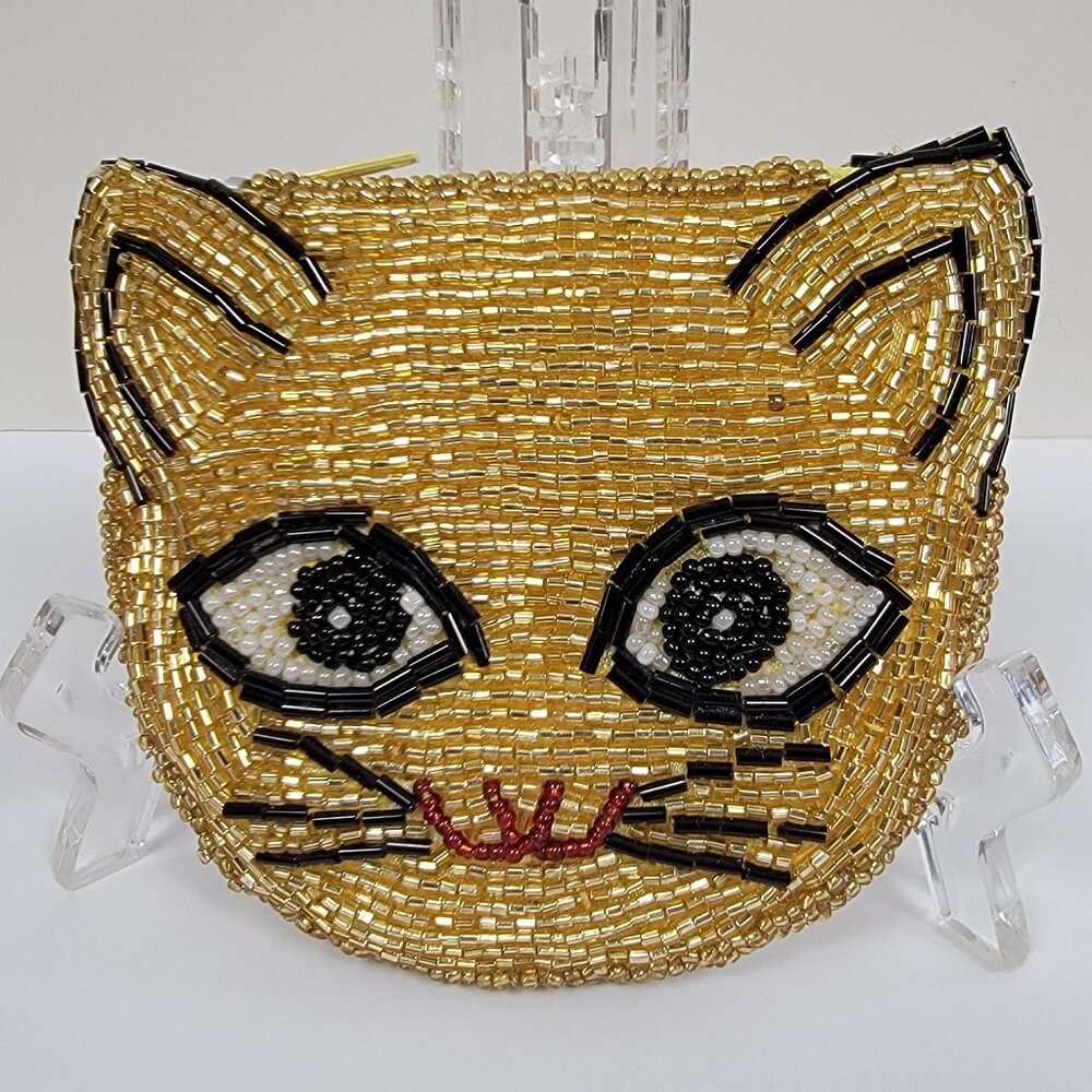 Urban Outfitters Beaded Cat Coin Purse - Picture 6 of 10